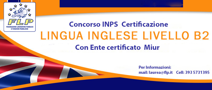 Certificazione INGLESE livello B2