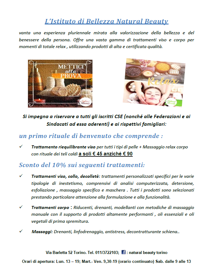 Natural Beauty – Istituto di bellezza