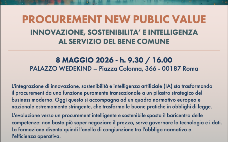 Innovazione, sostenibilità e intelligenza